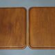 A set of 2 scandinavian teak trays from Silva from 1960s