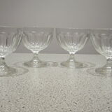 Lot of 4 art deco glasses cups