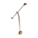 Gold metal counterweight lamppost