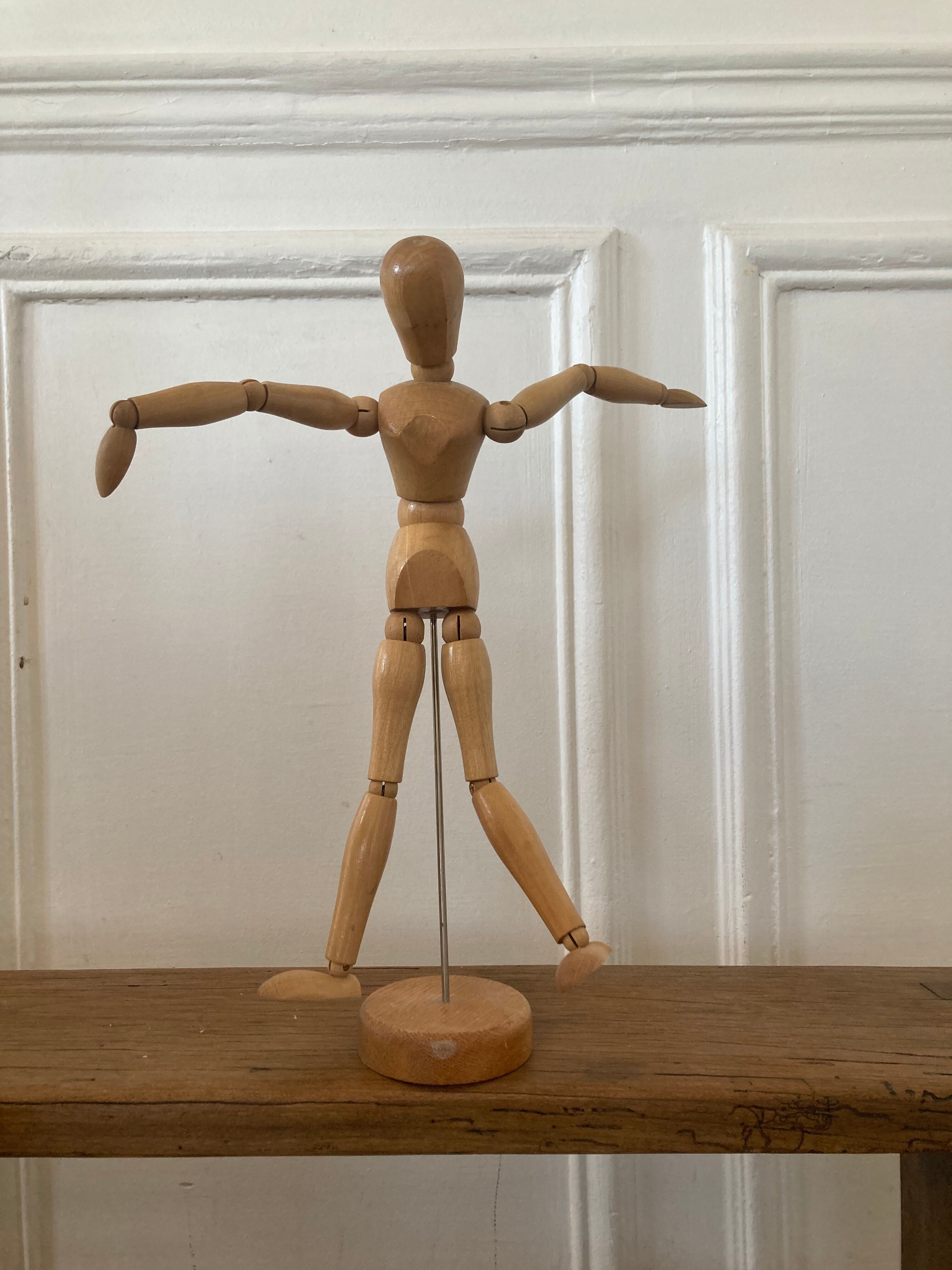 Wooden mannequin