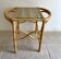 Table d’appoint vintage en rotin