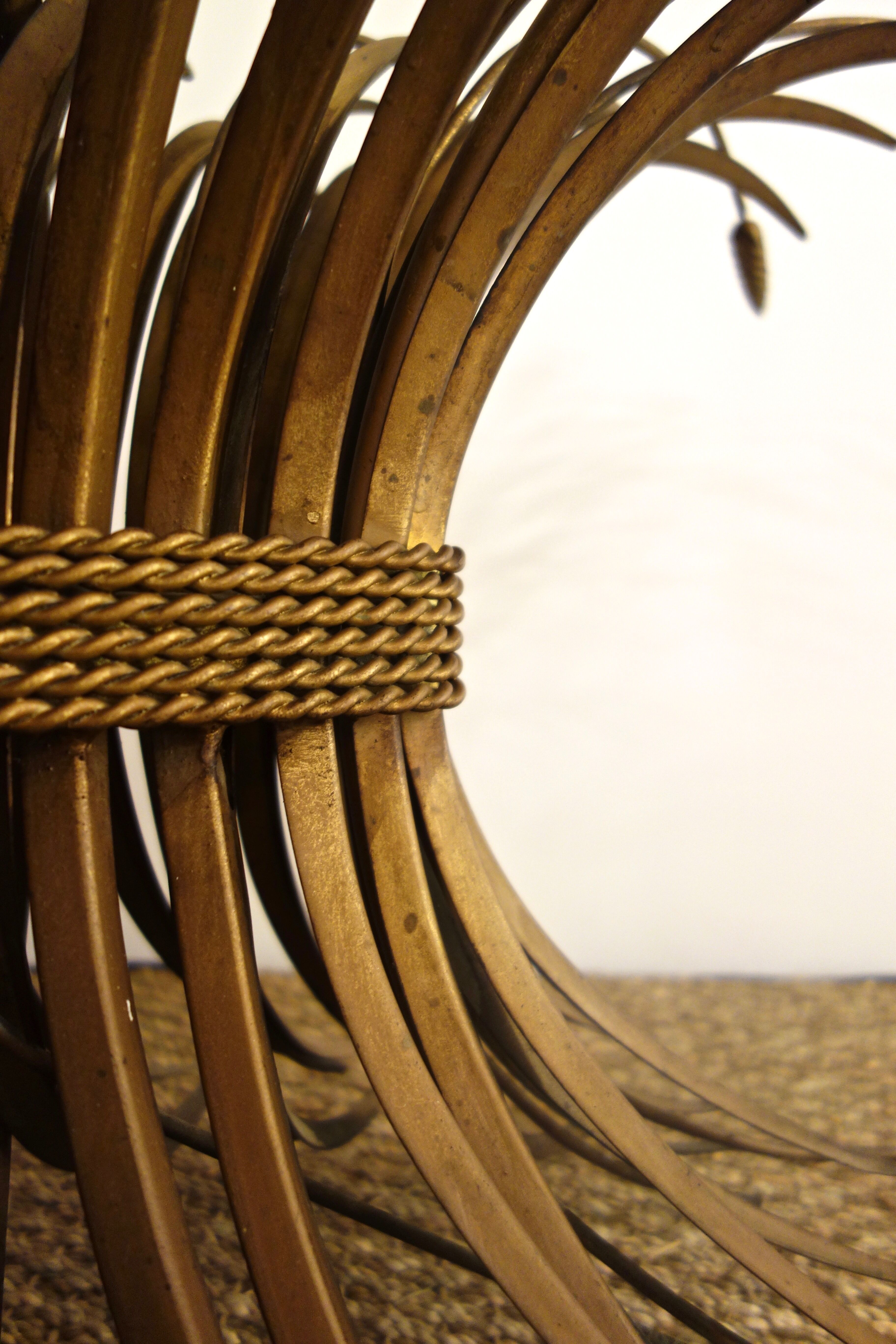 Chanel coco "wheat gerbe" coffee table from the 1950s