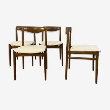 Suite of 4 vintage chairs Lübke