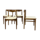 Suite de 4 chaises vintage Lübke
