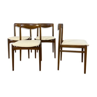 Suite of 4 vintage chairs Lübke