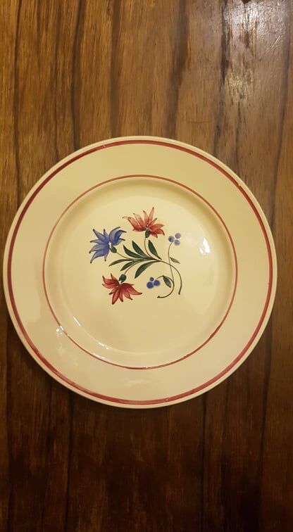 Plate KG Lunéville model Denise