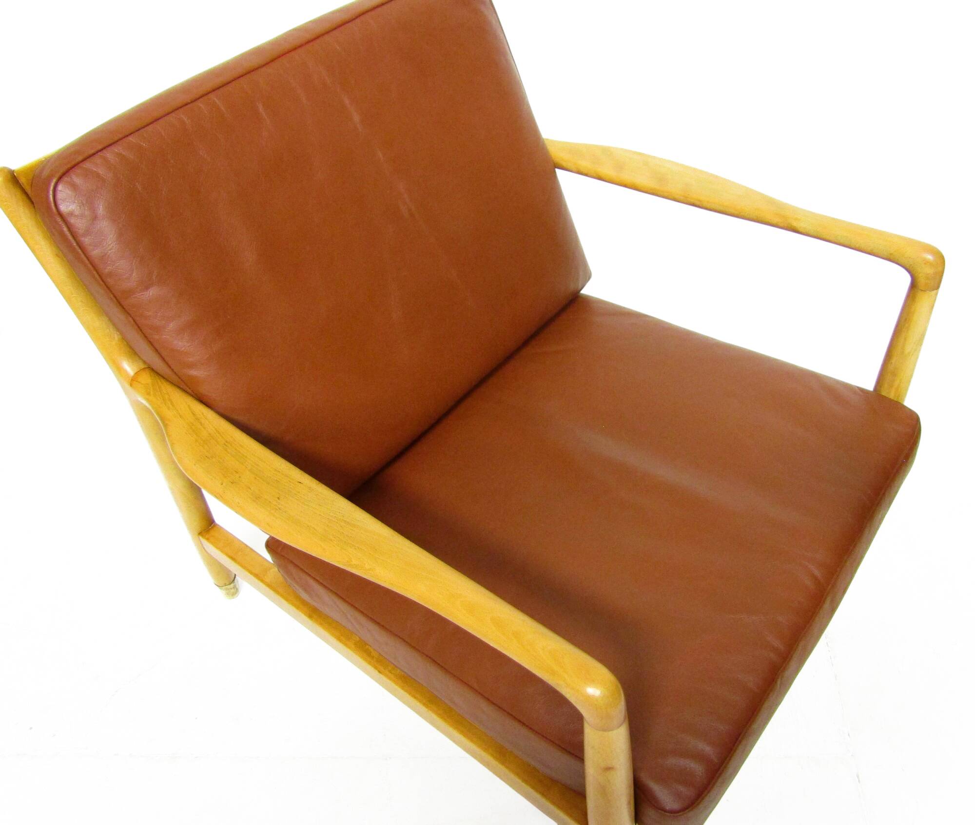 1950s Danish "USA 143" Lounge Chair by Folke Ohlsson for P Jeppesens