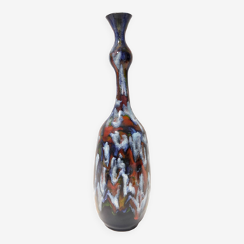 Vintage Handmade Ceramic Tulip Vase by Giovanni Poggi for San Giorgio, Italy