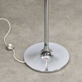 Space Age Orange Flash Floor Lamp from Guzzini, 70s
