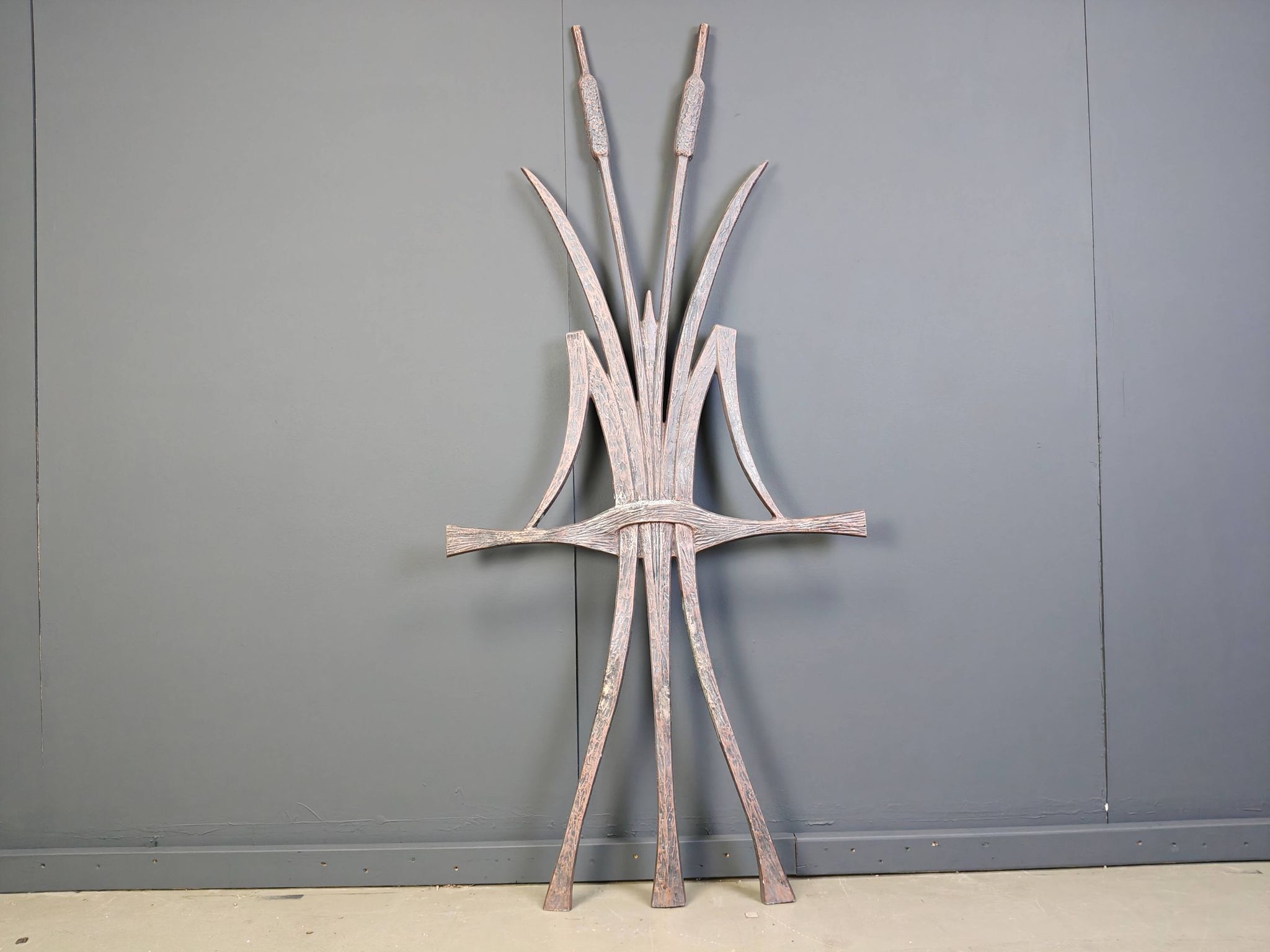 Large brutalist wall sculpture, 1970s - brutalism art