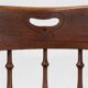 English style swivel-base “captain” desk chair, ca. 1850