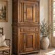Buffet ancien deux corps en noyer 1800