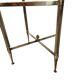 Vintage Brass With Marble Side Table 1950s
