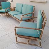 bamboo rattan garden furniture