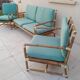 Salon jardin  en bambou rotin