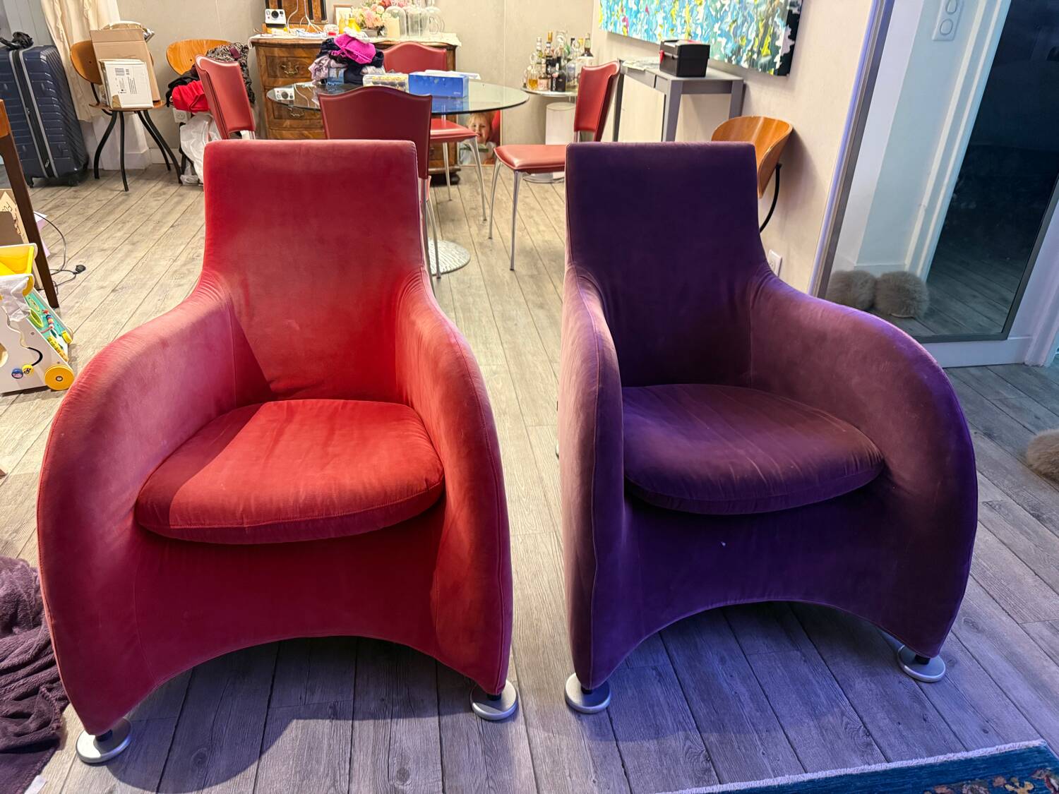 2 Loge armchairs for Montis