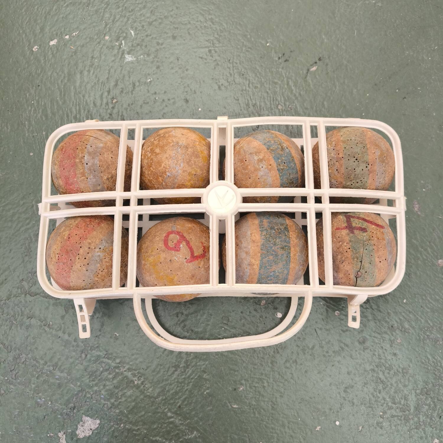 Jeu de boules en bois