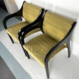 Mid-Century pair of Vivalda lounge chairs by Claudio Salocchi for Sormani. 1960s