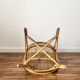 fauteuil en rotin vintage