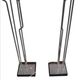 Lot de deux lampadaires italiens en chrome Goffredo Reggiani des années 1960