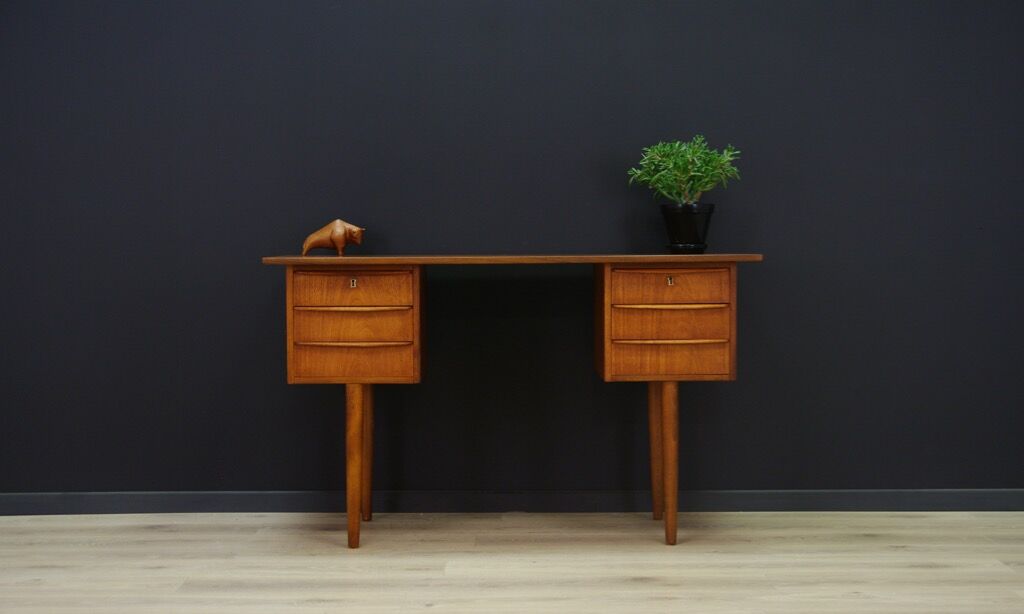 Scandinavian teak desk 60/70 years
