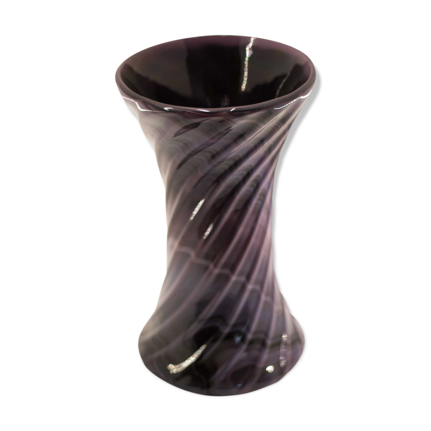 Diabolo old Moor purple flame vase