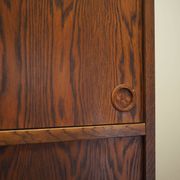Oak wardrobe, Danish design, 1970s, manufactured by Tage Mogensen
