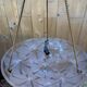 Degué ceiling light, Art Deco pressed moulded glass
