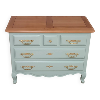 Solid oak chest of drawers