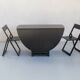 Black-stained ash table by Charles R. Mackintosh, Cassina Italy