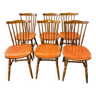 6 Baumann Boston chairs