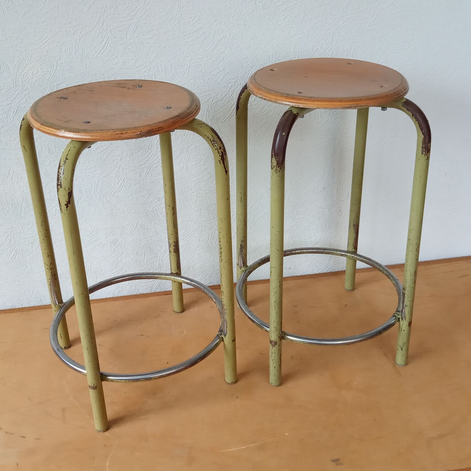Pair of school stools