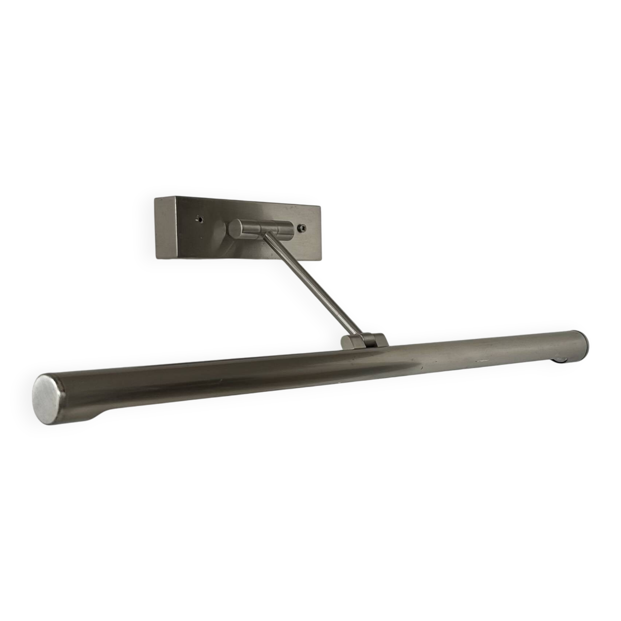 Vintage chrome adjustable wall light, France, 1980