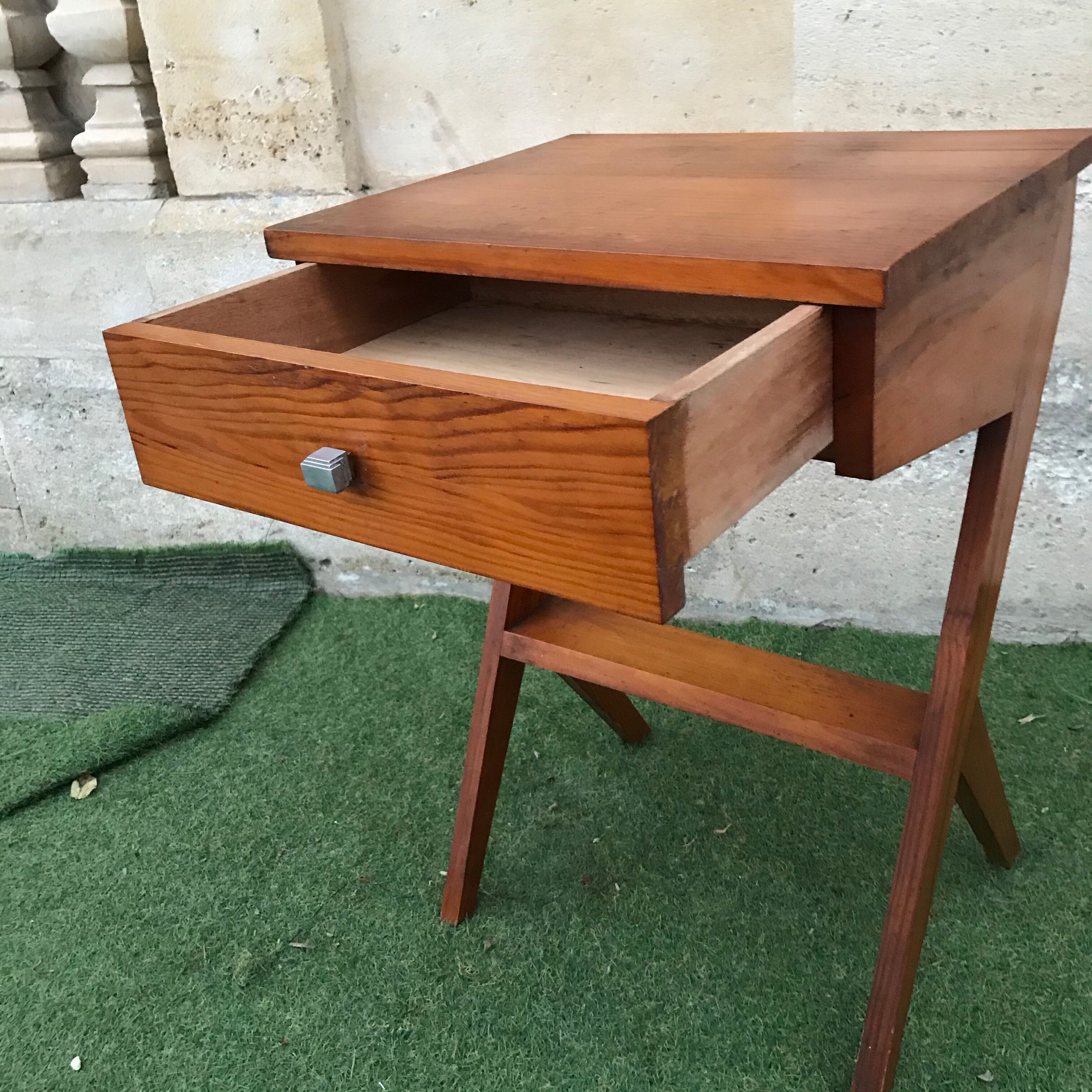 60s bedside table