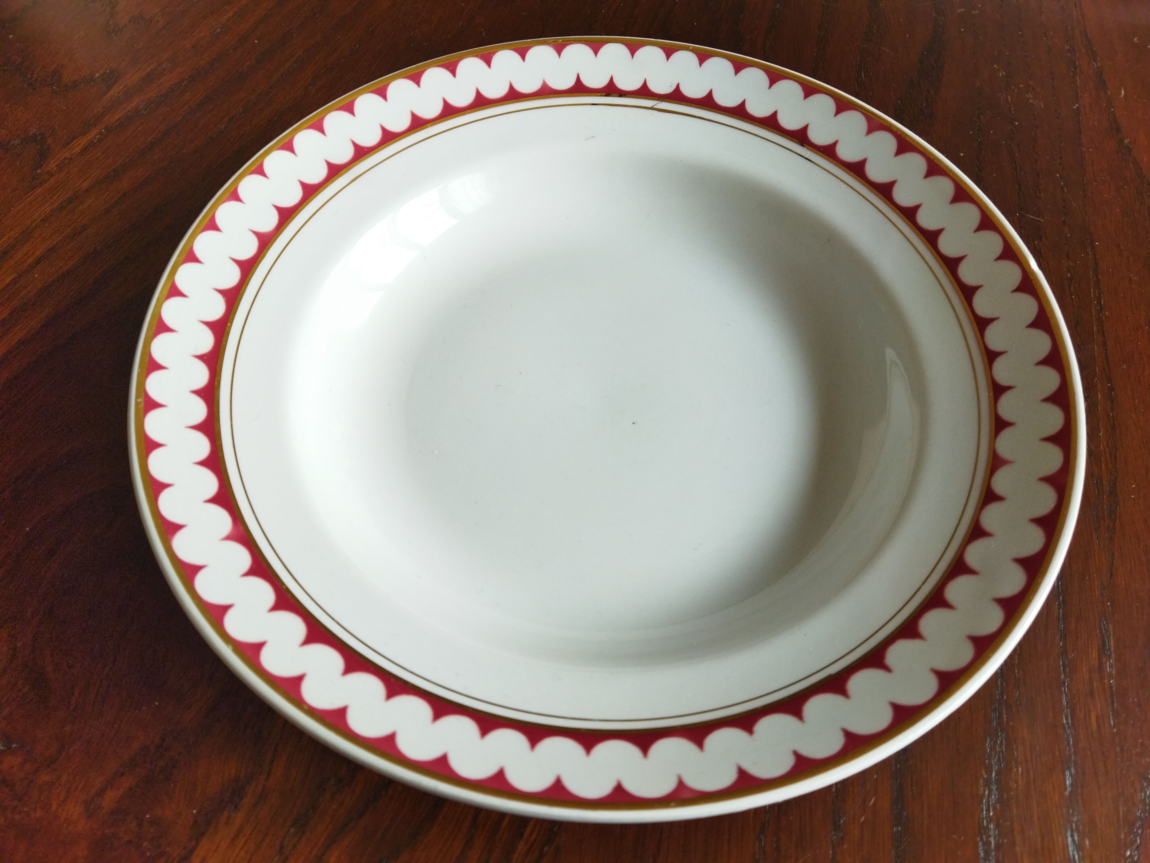 12 K&G Lunéville soup plates, Madrigal model