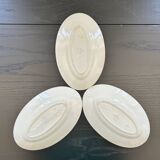 Set of 3 retro dishes