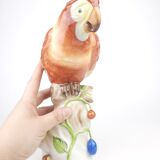 Herend porcelain macaw parrot figurine vintage