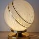 White Clichy Glass Globe Touch Lamp