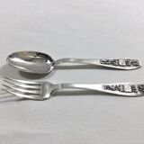 Couverts d'enfant en argent indochine