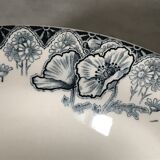 Six hollow plates Terre de Fer