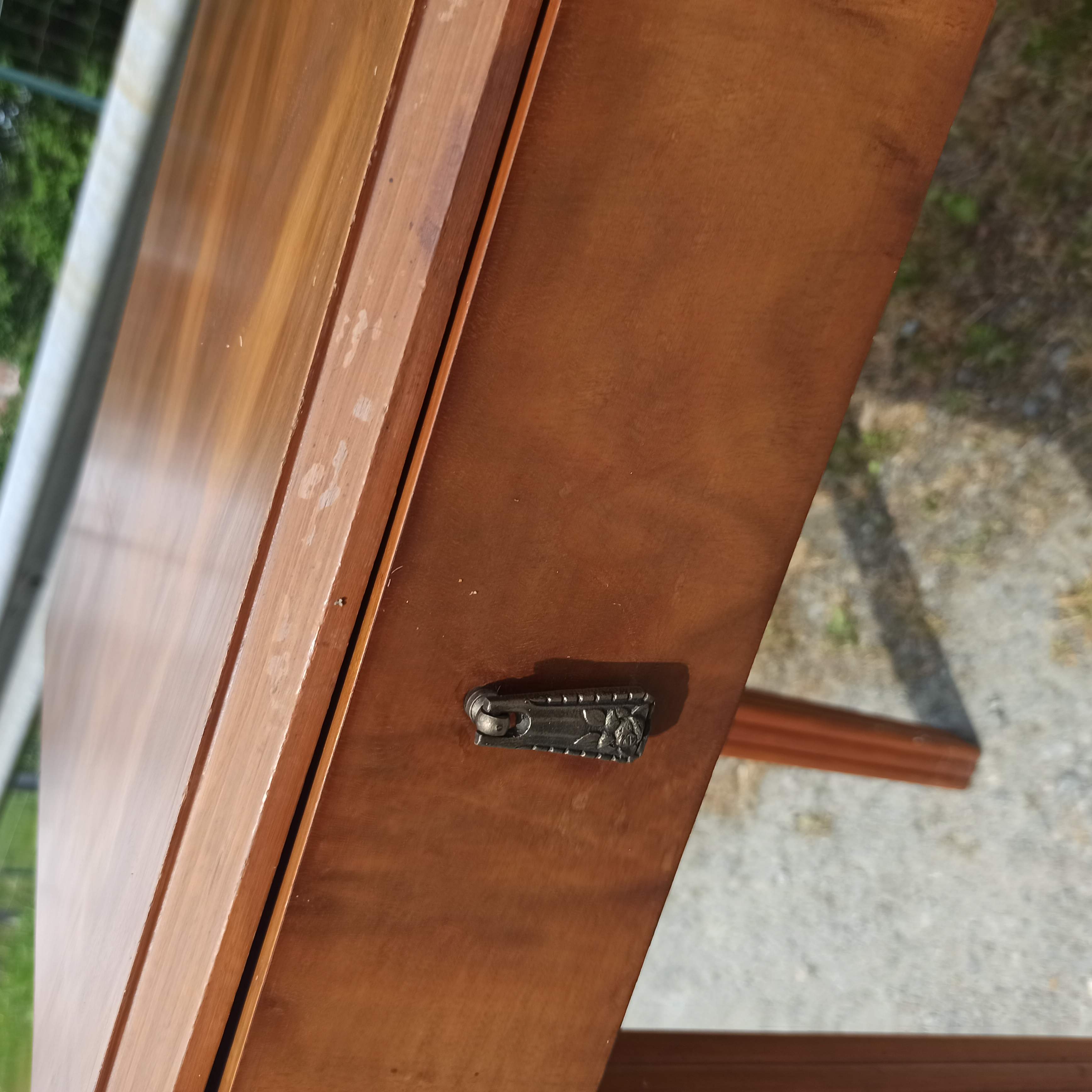 Bureau table des années 50 Art Déco tiroir en façade