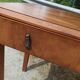 Bureau table des années 50 Art Déco tiroir en façade
