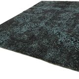 Handmade Oriental Decorative 1980s 294 cm x 401 cm Black Wool Carpet