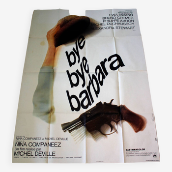 Original cinema poster "Bye Bye Barbara" 1969 Michel Deville 120x160 cm