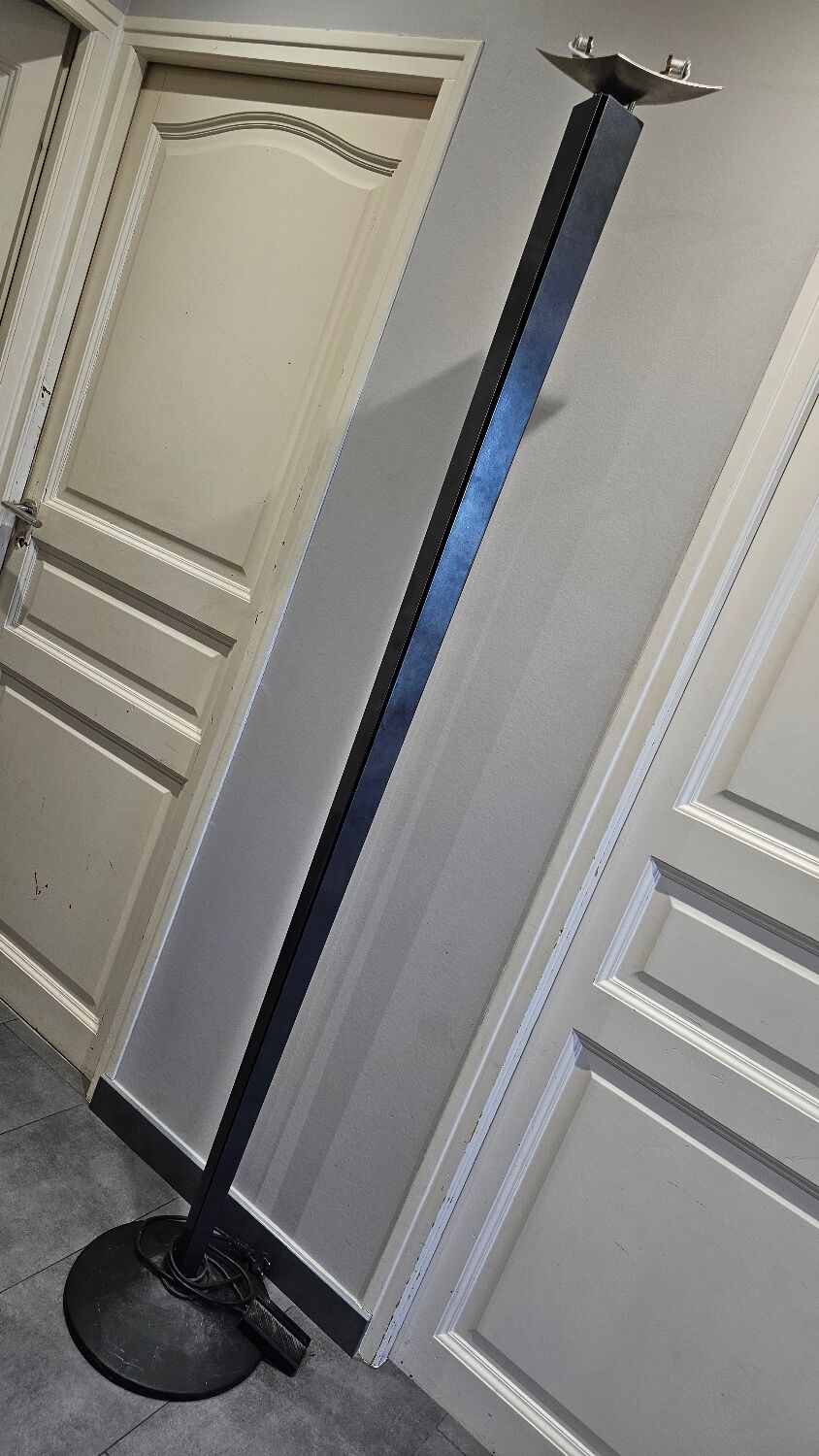 Grand Lampadaire vintage 1970 en Metal Design Lampe d’Exception Luxury