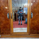 Art Deco period wardrobe in magnifying glass circa circa 1925-1930