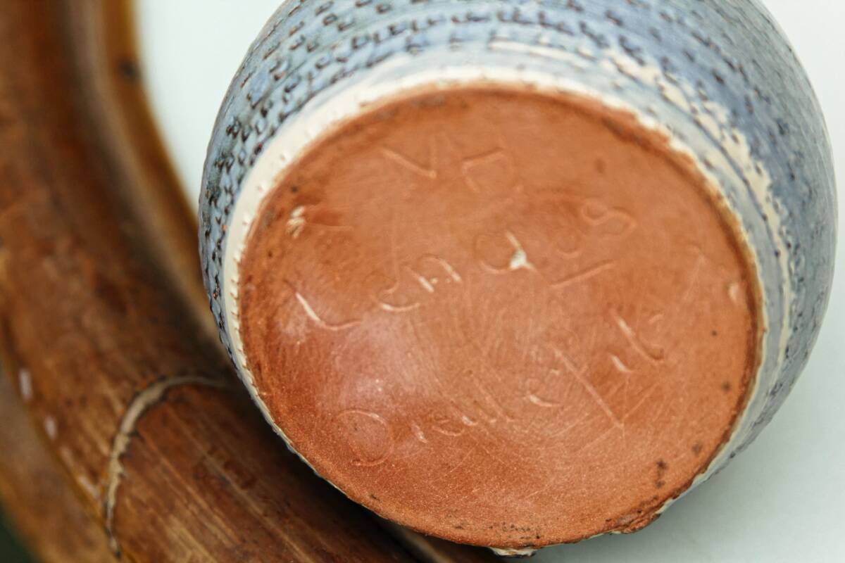 Owl soliflore vase, Dieulefit