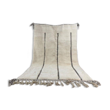 Handmade pure wool carpet, Moroccan artisan, size 1.5/2.5 m.