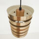 Granhaga Carl Thore Sweden brass pendant light from the 1960s