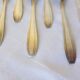 6 Apollo teaspoons in punched silver metal 2106241